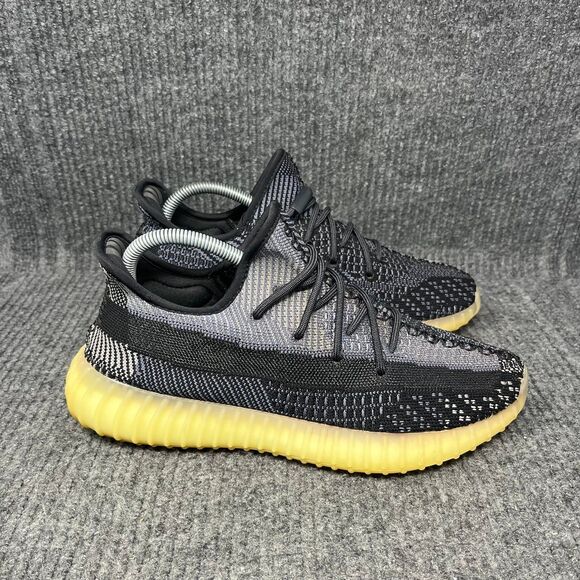 Adidas Yeezy Boost 350 V2 Carbon Black Grey Mens 8.5 FZ5000 main image 7